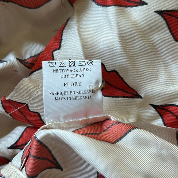 LA PRESTIC OUISTON- Flore kiss print with leopard print silk maxi dress - Picture 9 of 10